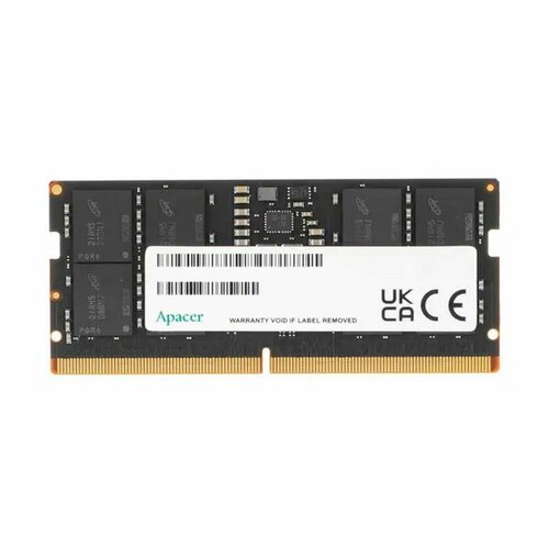 Модуль памяти Apacer 16GB DDR5 4800 SODIMM FS16G2A PTH CL40 12V 2048x8 RTL 5664₽
