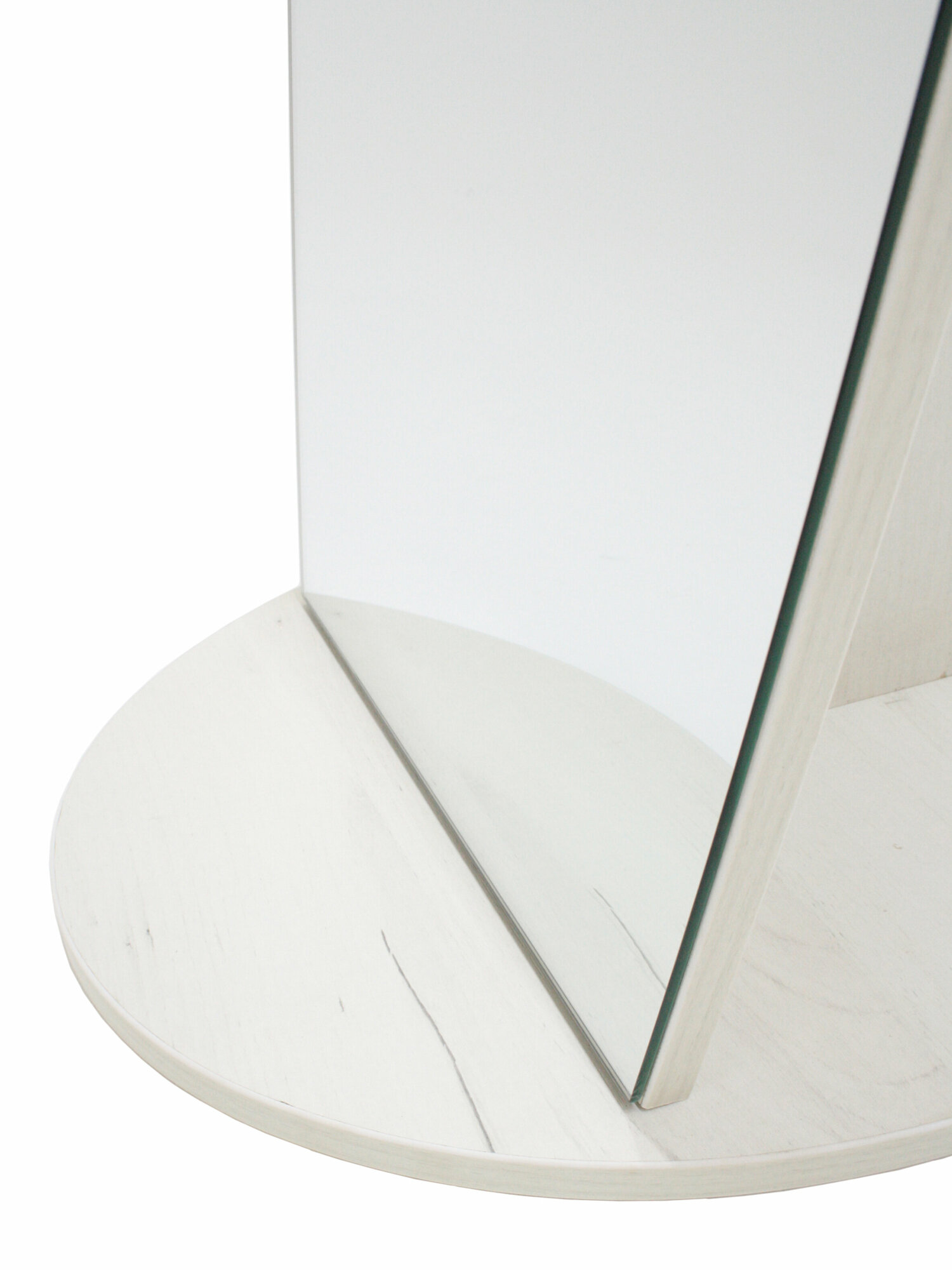 Зеркало напольное Стелла 1 дуб крафт белый 157,8 см х 40,4 см - фотография № 8