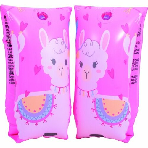 Нарукавники надувные Play Market 90221 розовые овечки для плавания ПВХ, для детей 30*15см 90221
