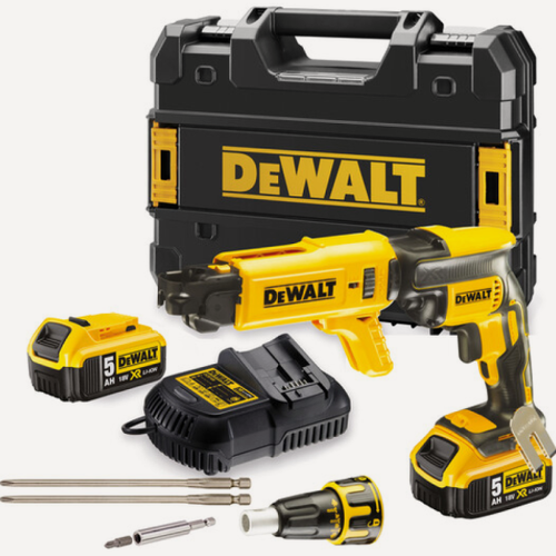 Изображение товара Шуруповерт аккумуляторный для гипсокартона Dewalt DCF620P2K-QW