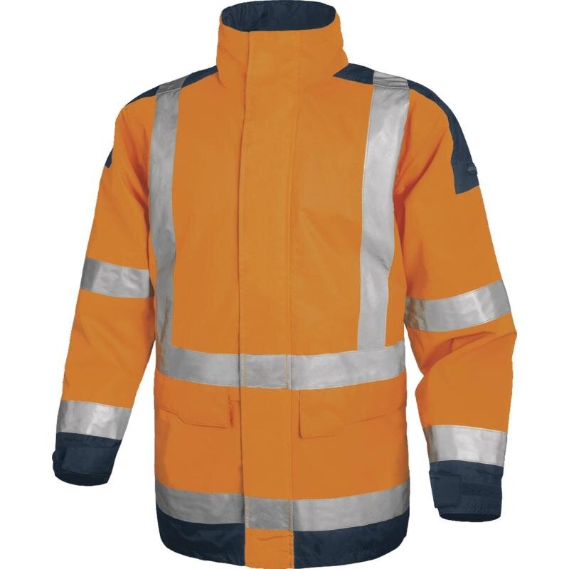 Куртка сигнальная демисезонная Delta Plus EASYVIEW, цвет флуоресцентный оранжевый, размер XXL