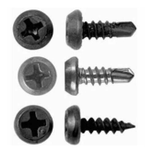 Саморезы клопы РМЗ 3,5х11 полуцилиндр, Ph2, цинк, острый (1500шт/уп, 1,67кг/уп) (1упак) (133649)