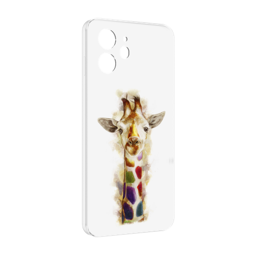 Чехол MyPads Красочный жираф для Oukitel C32 задняя-панель-накладка-бампер чехол mypads красочный жираф для oukitel c32 задняя панель накладка бампер