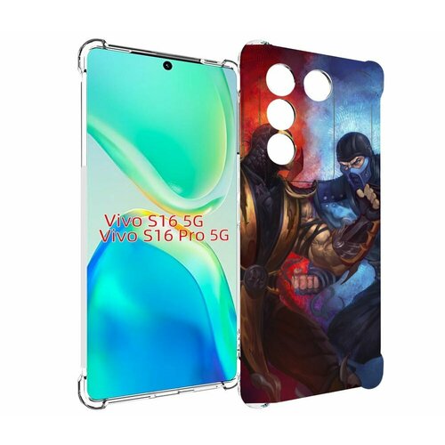 Чехол MyPads Mortal Kombat art для Vivo S16 5G / S16 Pro 5G / V27 / V27 Pro задняя-панель-накладка-бампер чехол mypads mortal kombat 2 мужской для vivo s16 5g s16 pro 5g v27 v27 pro задняя панель накладка бампер