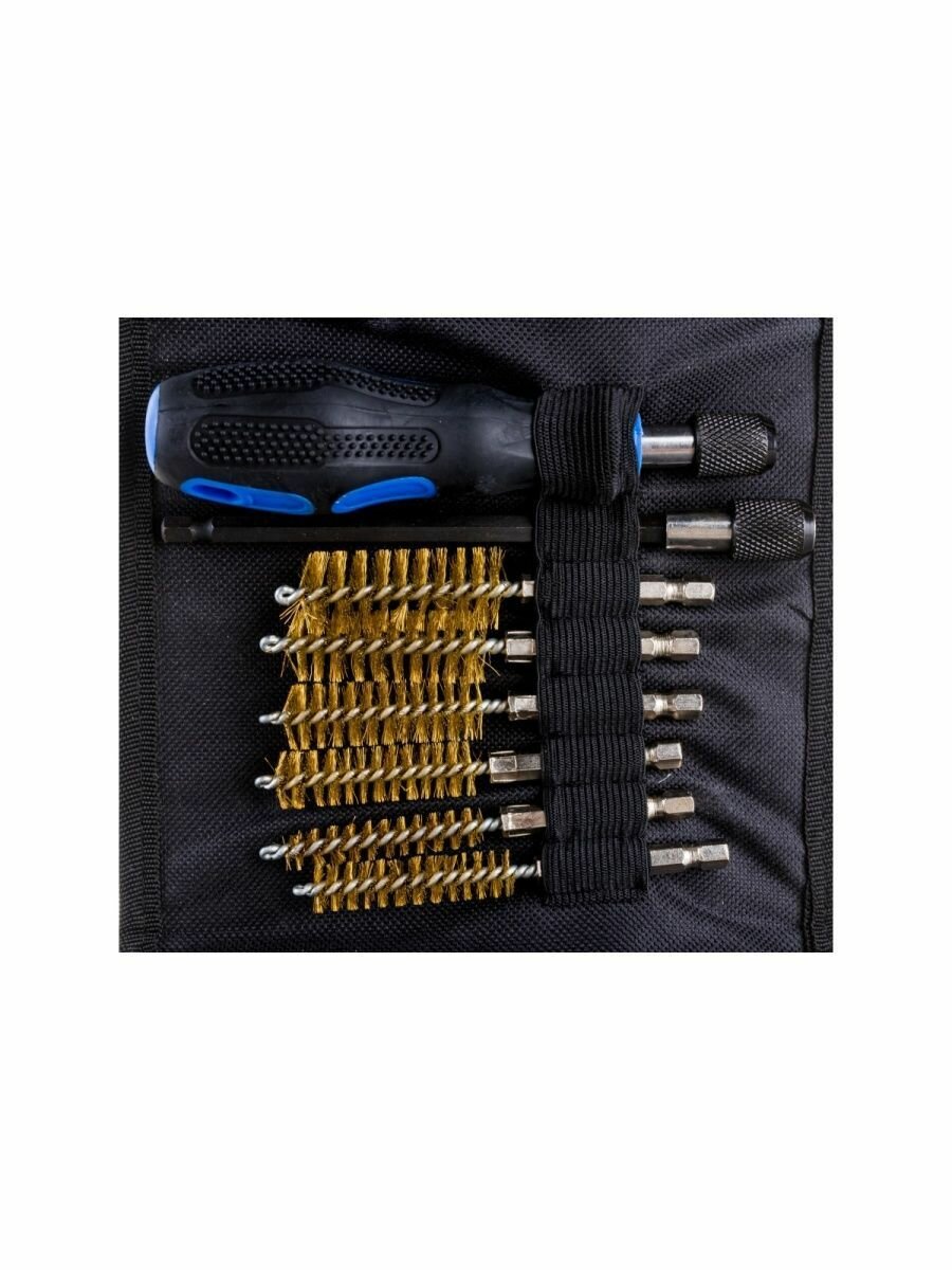 фото Набор щеток RF-921G3P для чистки каналов, 20пр, в сумке ROCKFORCE