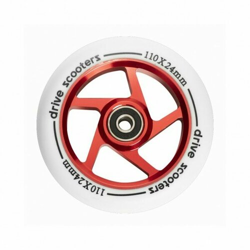 Drive Scooters Колесо Drive Scooters Blade 110mm white/red