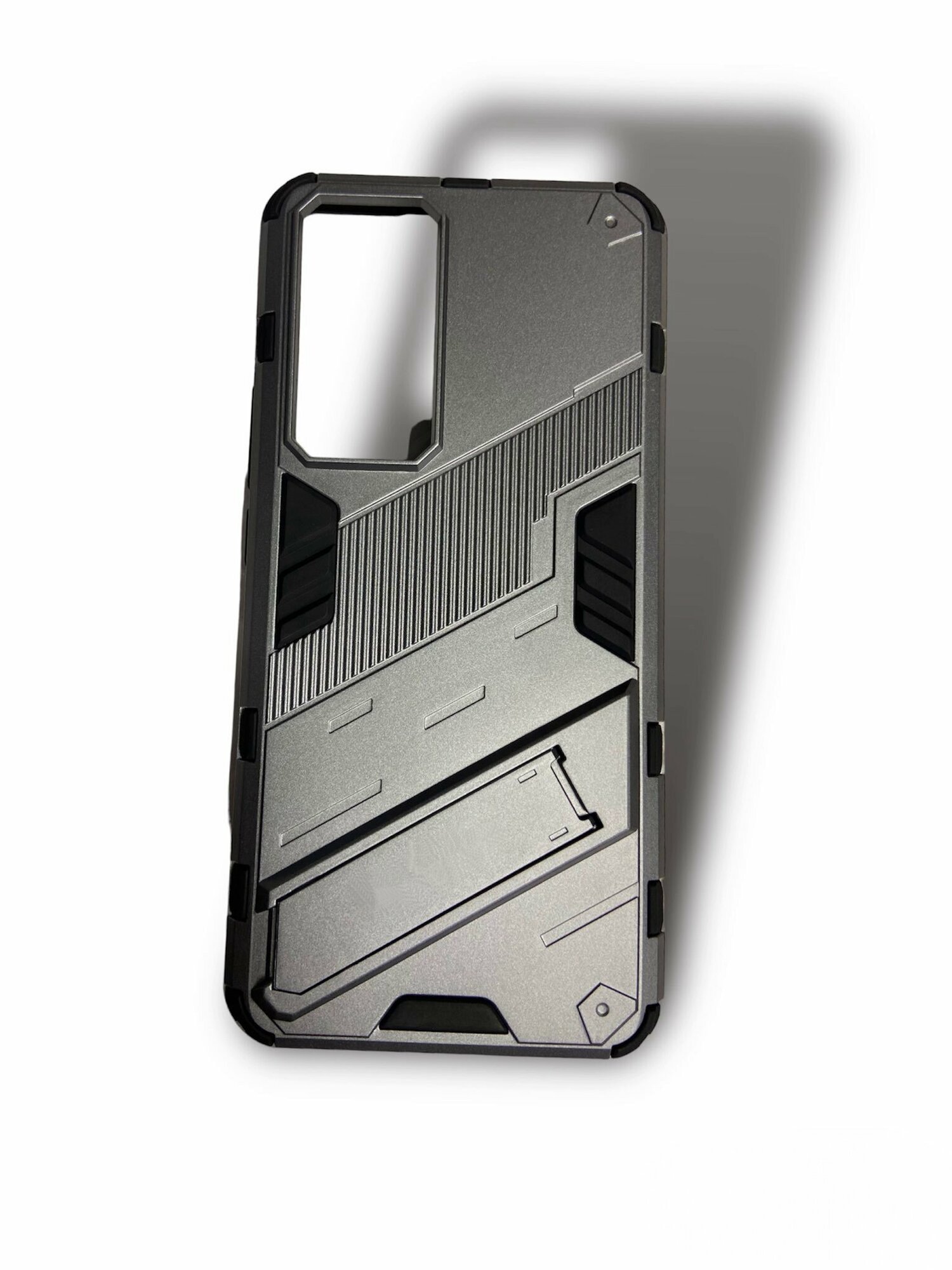 фото Противоударный ударопрочный чехол-бампер-пенал MyPads Heavy для Xiaomi 12T Pro серый