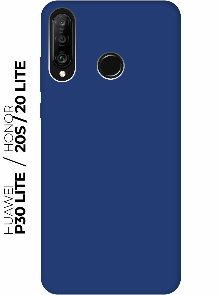 RE: PA Чехол Soft Sense для Huawei P30 Lite / Honor 20S темно-синий