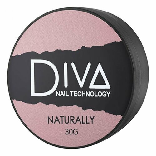 База для гель лака Diva Nail Technology, каучуковая камуфлирующая основа для ногтей, нюдовое нежное цветное покрытие для френча, бежевая, 30 г