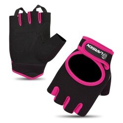 Перчатки для фитнеса Larsen 16-8344 black/pink Xs