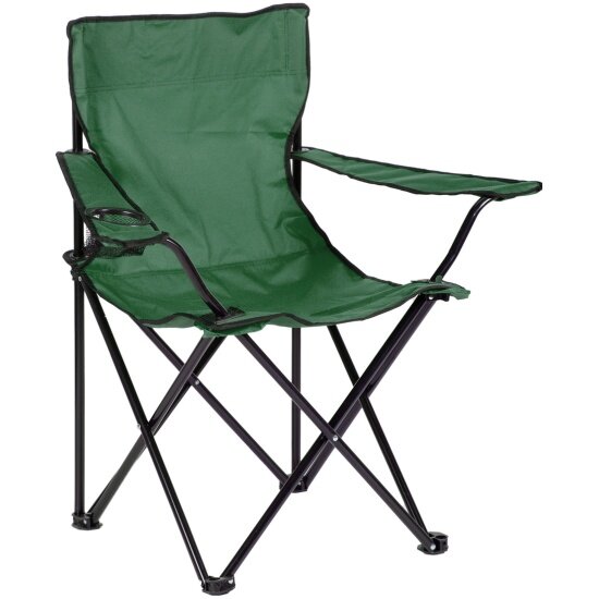 Кресло складное Garden Story Жук (каркас черный, ткань зеленая))
