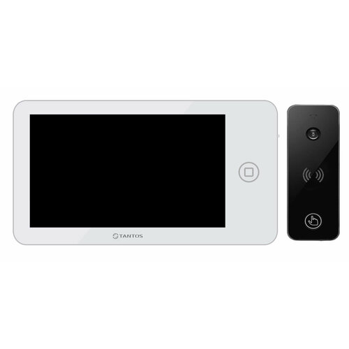 Tantos NEO (белый) и iPanel 2+(черная) (комплект домофона с экраном 7