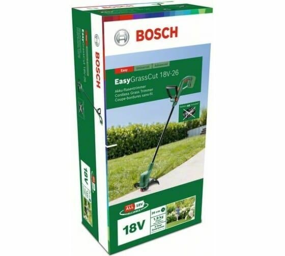 Bosch Акк.Триммер EasyGrassCut 18V-26 (без аккум.и зарядки) 06008C1C04 - фотография № 2