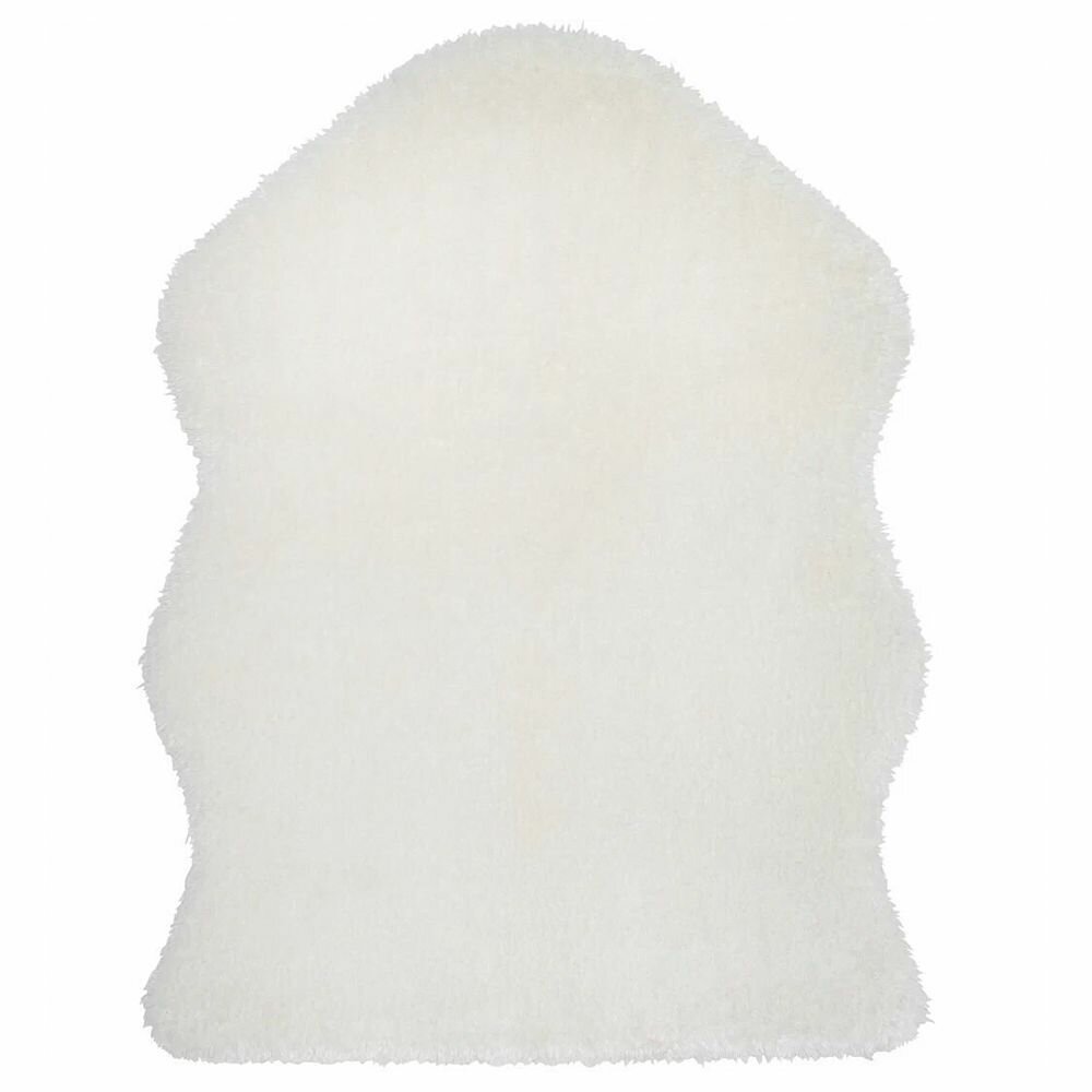 фото Коврик шкура икеа TOFTLUND тофтлунд, белый, 0.85 х 0.55 м