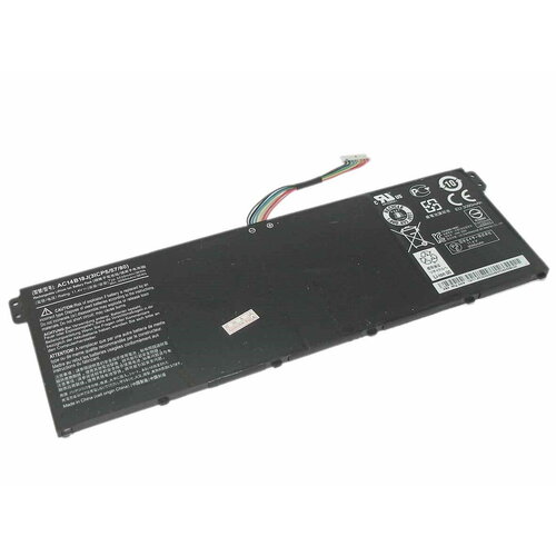 Аккумулятор AC14B18J для ноутбука Acer Aspire ES1-511 11.34V 36Wh (3200mAh) черный аккумулятор для ноутбука ac14b18j