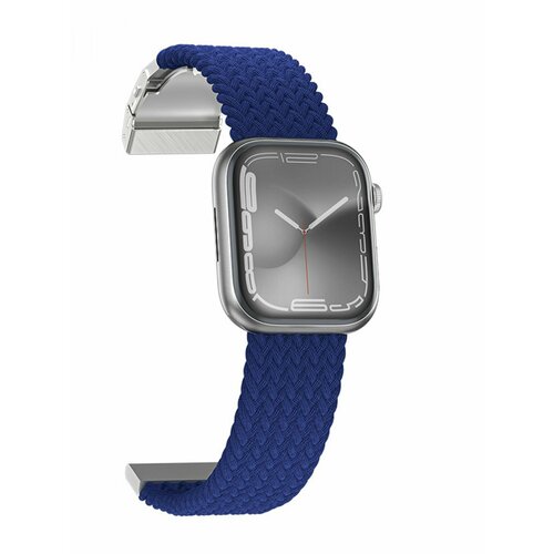 Плетеный ремешок для Apple Watch 38mm/40mm/41mm Amazingthing Titan Weave синий, нейлоновый браслет для смарт часов, Эпл Вотч