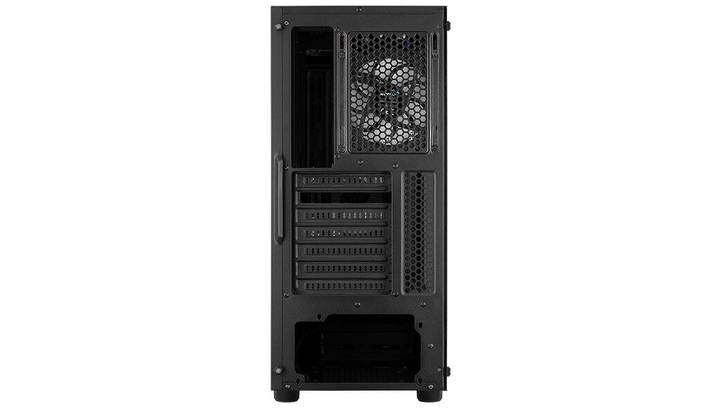 Корпус ATX AEROCOOL Menace Saturn FRGB-G-BK-v1, Midi-Tower, без БП, черный - фото №17