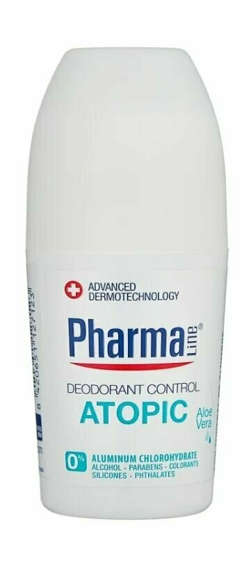 Шариковый дезодорант для сухой и чувствительной кожи Herbal Pharmaline Deodorant Control Atopic