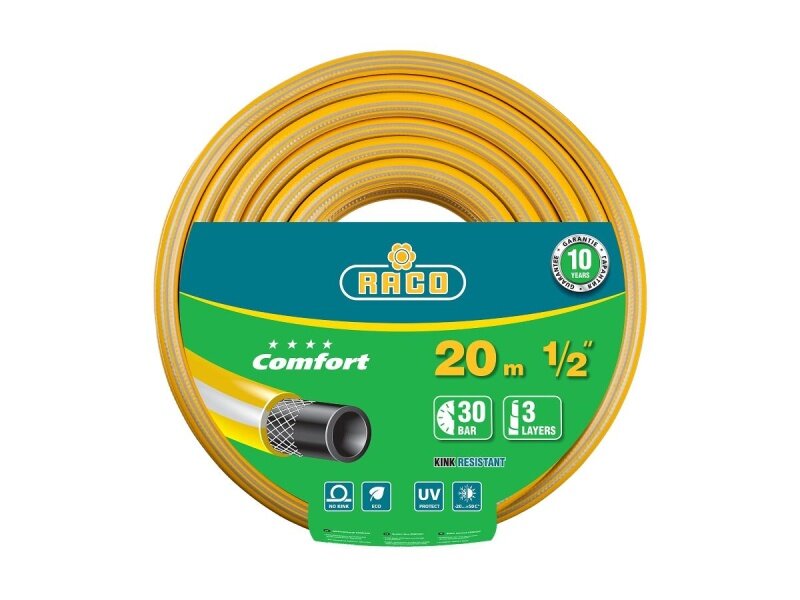 Шланг поливочный RACO COMFORT 1/2" 20м 30 атм