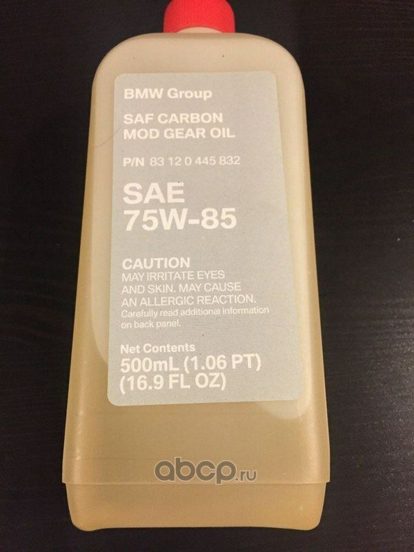 Масло трансмиссионное bmw saf carbon mod 75w85 500 мл 83 12 0 445 832