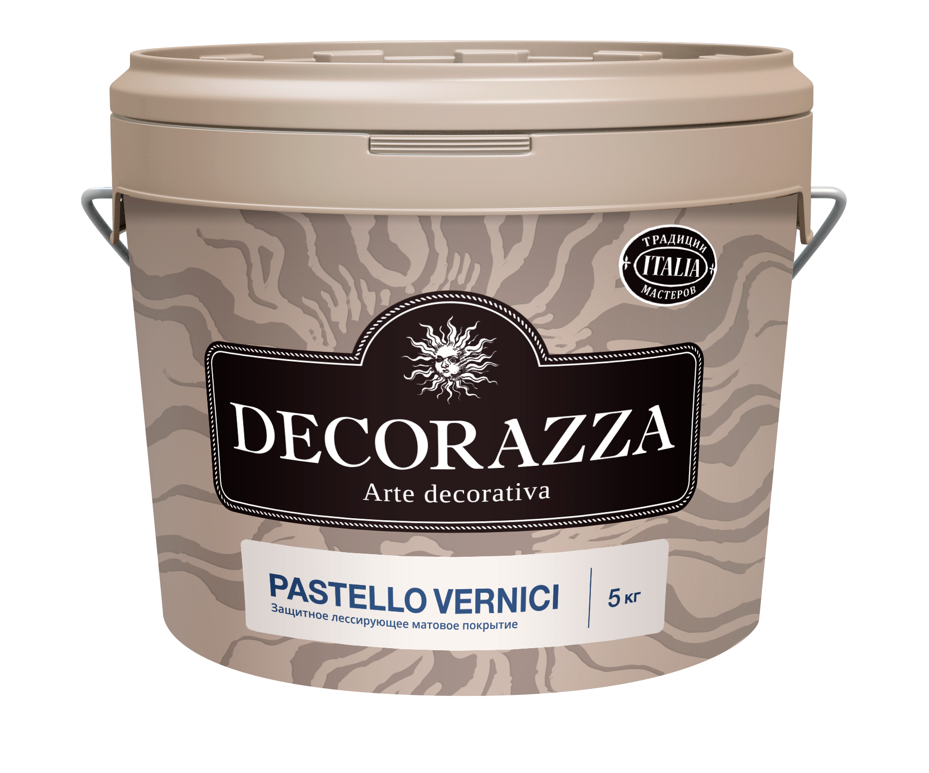 Декоративный финишный лак Decorazza Pastello Vernici PV 001, 5,0 кг