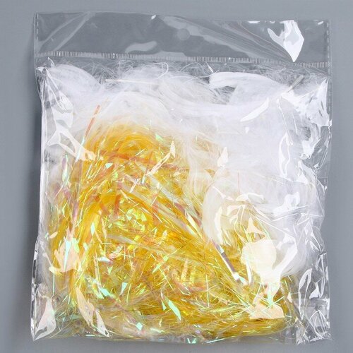 Набор для творчества и декора Перья белые наполнитель цвет желтый 443₽