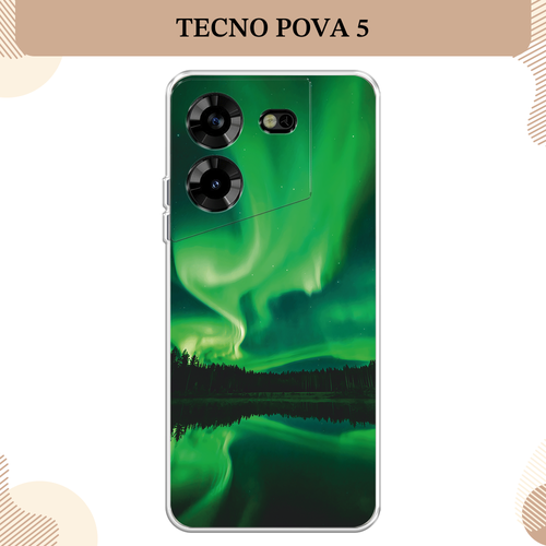 Силиконовый чехол Ночные пейзажи 7 на Tecno Pova 5 / Текно Пова 5