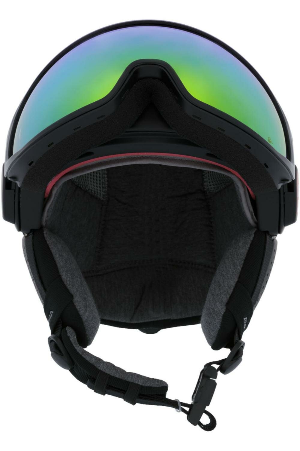 Шлем с визором ALPINA Alto Q-Lite Black Matt/Gold Mirror (см:59-63) — фото 1