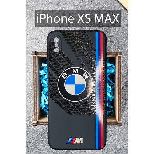 Силиконовый чехол БМВ М для iPhone XS MAX / Айфон XС макс силиконовый чехол видеохостинг для iphone xs max айфон xс макс