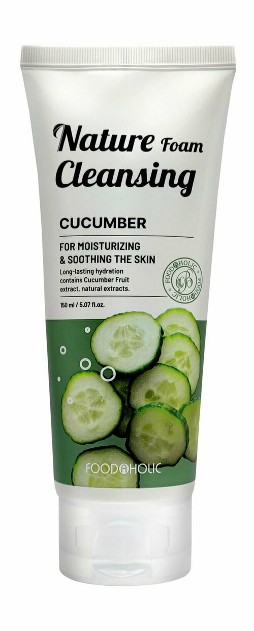 Пенка для умывания с экстрактом огурца / Food A Holic Cucumber Nature Foam Cleansing