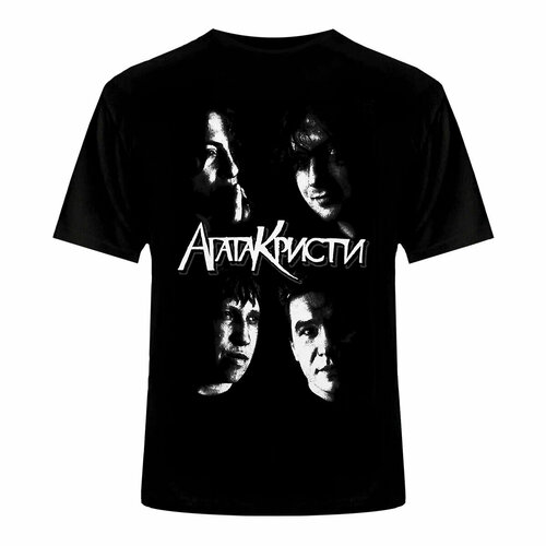 фото Футболка rockboom, размер 56, черный
