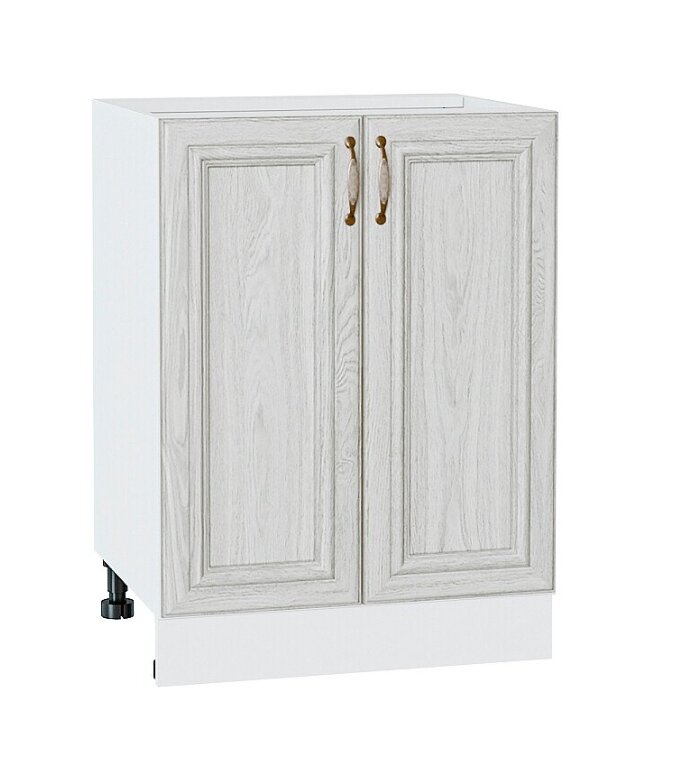 Модуль кухонный нижний с дверцами Шале White Dreamline / Белый, ширина 60 см