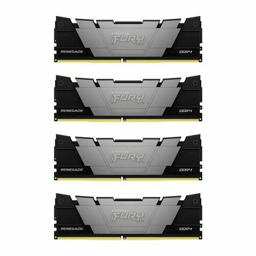 Оперативная память KINGSTON FURY Renegade Black DIMM DDR4 32GB 4x8GB 3600 MHz KF436C16RB2K432 1232500₽