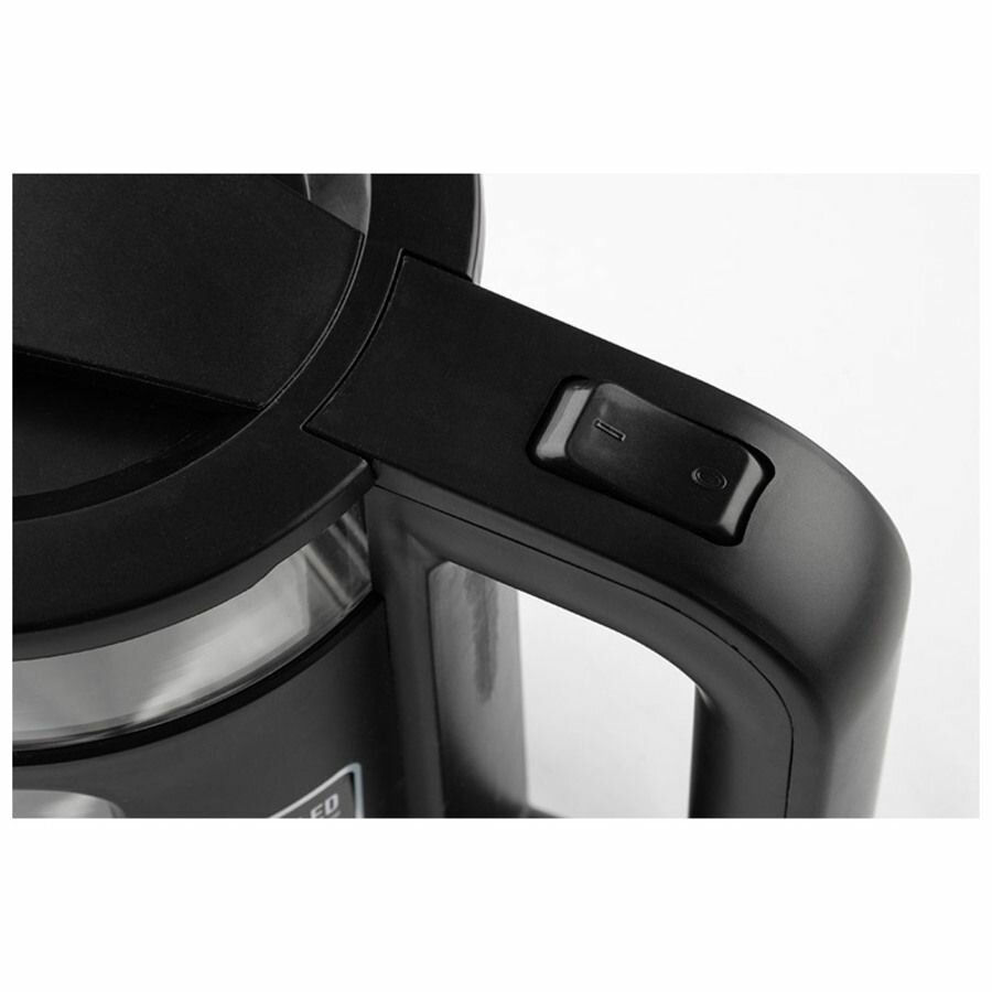Электрический чайник Energy E-256 1.5 л стекло цвет черный - фото №16