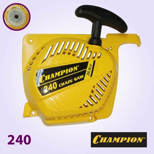 Стартер в сборе Champion 240 IGP/CHAMPION 3002000312 стартер для бензопилы champion 240