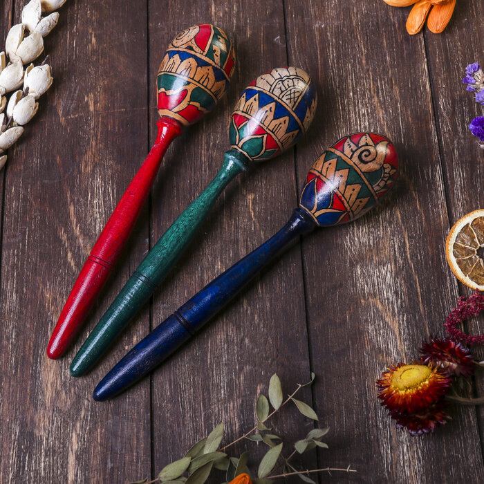 Музыкальный инструмент "Маракас" 20х5х5 см