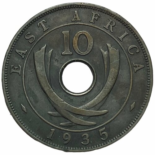 Восточная Африка 10 центов 1935 г. восточная африка 50 центов 1943 г i