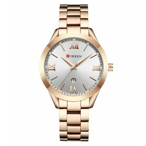 Наручные часы CURREN, белый, золотой наручные часы curren curren часы наручные женские на браслете женские