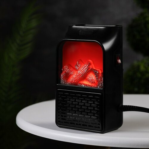 Портативный обогреватель Luazon LTO-09 500Вт 23 м 2 режима чёрный шнур 249700₽