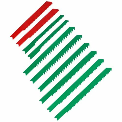 Набор пилок для электролобзика по металлу и дереву HL-29 U 10 шт 800₽