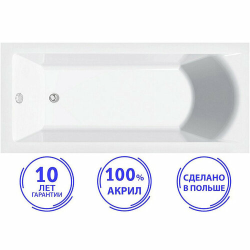 Акриловая ванна C-Bath Selena 180x80 CBQ007004 без гидромассажа