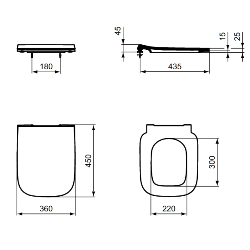 Крышка-сиденье Ideal Standard I Life B T500301 с микролифтом - фото №10