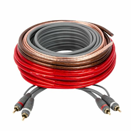 Комплект для 2-канального усилителя KIT 2.8SL (2-х кан усил-ля 8AWG/MINI ANL 40A)