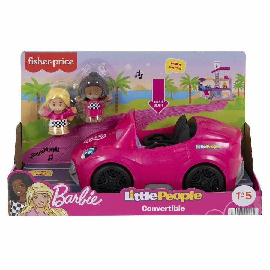 Кабриолет с 2 фигурками Mattel Fisher-Price Little People Barbie HJN53