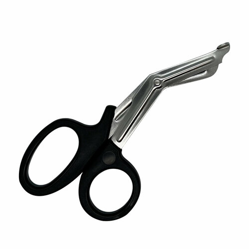 Ножницы для разрезания повязок с пуговкой г/и 155 мм с пластиковыми ручками РУ № ФСЗ 2012/12515