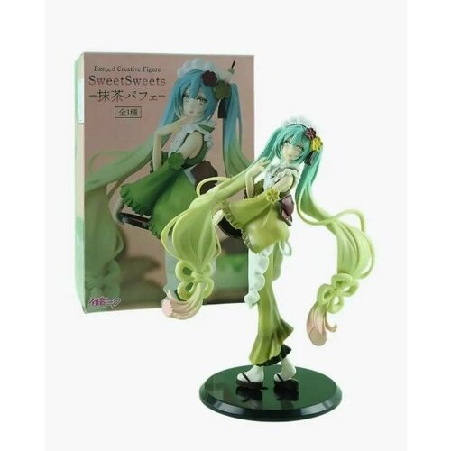 Аниме Фигурка Hatsune Miku Matcha Parfait 20 см 815₽