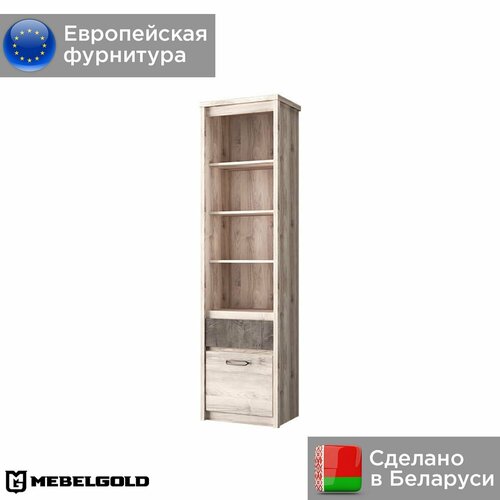 Стеллаж Джаз 1D1S МебельГолд