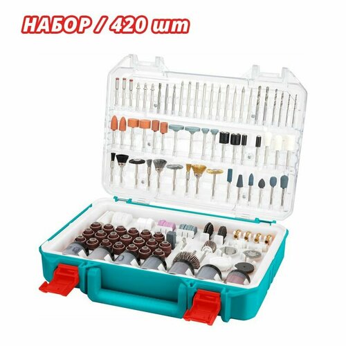 Набор аксессуаров для гравера TOTAL TAKMG4208 420 шт 3100₽