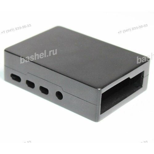 Алюминиевый, литой, чёрный, Корпус, для Raspberry Pi 4 корпус flirc raspberry pi 4 case black edition алюминиевый