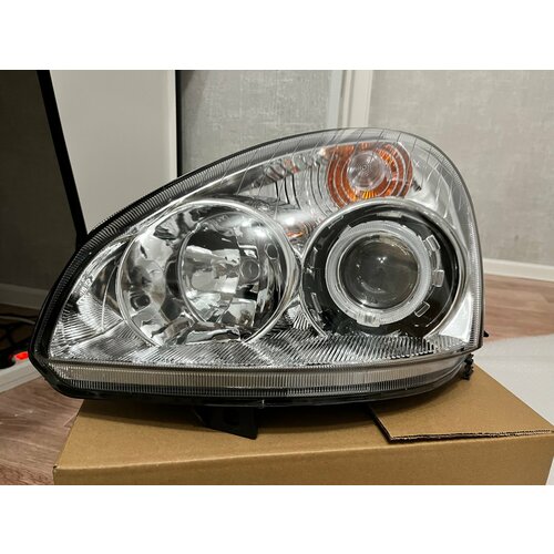 Блок-Фара для Lada Priora с линзой Bi-LED( комплект)